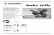 baby jolly cop. - sharpchain.comsharpchain.com/shop/manuals/operator_TL195babyjolly.pdf · - il mozzo è montato stabilmente sull’albero del motore elettrico - svitare manualmente