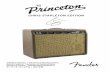 ’62 CHRIS STAPLETON EDITION - fmicassets.com · 3 Grammy®-winning artist Chris Stapleton has toured and recorded with early 1960s “brown” Fender Princeton amplifiers for many