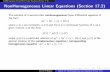Lecture 22 : NonHomogeneous Linear Equations (Section 17.2)apilking/Math10560/Lectures/Lecture 22.pdf · Annette Pilkington Lecture 22 : NonHomogeneous Linear Equations (Section 17.2)
