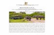 BOTSWANA - Il santuario della fauna selvatica 10 gg · negozio nella “city”; intorno capanne in terra e paglia disperse nella savana. Gli Tswana, il gruppo etnico più numeroso