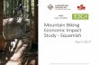 Mountain Biking Economic Impact Study - Squamish · Summary: Mountain Biking in Squamish 2016 Mountain biking is a significant outdoor activity in the District of Squamish, with 25,180