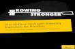Exercises for Rowing nd to build a better rower The 10 ... · The 10 Best Strength Training Exercises for Rowing If I could only take 10 lifts to my desert isla nd to build a better