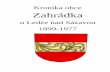 Kronika obce Zahrádka - hornipaseka.cz obec zahradka 1899.pdf · Obsah Kronika Zahrádky - 6 - Statistika zví řat .....83