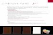 P drzwi zewnętrzne drewni Ane · orzech paleta kolorÓw ral (za dopłatą) palisander ral 9016 (za dopłatą) 4 parametry techniczne cztery zawiasy z mo˜liwo˚ci˛ regulacji w trzech