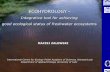 ECOHYDROLOGY - International Network of Basin ... · (Osiecka, Zalewski, Tarczy ... of the Centre for Ecohydrology under the auspices of UNESCO in Poland Campus of the Lodz Branch
