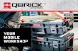 toolboxes can be combined with each other in different · na uszkodzenia mechaniczne i nie rdzewieją. Qbrick System ONE toolboxes are water&dust proof. Thanks to water seal and hermetic