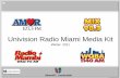 Univision Radio Miami Media Kit - docshare01.docshare.tipsdocshare01.docshare.tips/files/4604/46049208.pdf · Univision Radio Miami Media Kit Winter 2011. Confidential and Proprietary