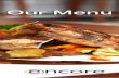 Our Menu - ramadaencorebaliseminyak.com · “Garang Asem” Traditional Balinese Chicken Soup Served with Steamed Rice (巴厘岛特色鸡肉汤配米饭) “Soto Ayam” (印尼鸡肉汤配饭)