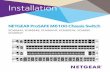 Installation - .Installation NETGEAR ProSAFE M6100 Chassis Switch XCM8944, XCM8948, XCM8944F, XCM8924X,