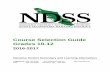 Course Selection Guide Grades 10-12files.breidenbach.education/courses/Nanaimo_NDSS_Course_Guide.pdf · Course Selection Guide Grades 10-12 ... Nanaimo District Secondary and Learning