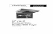 12” (16:9) Overhead Video Monitor/DVD Player · Overhead Video Monitor/DVD Player MODEL OHD1202 OWNER’S GUIDE INSTALLATION GUIDE ... If the vehicle interior is outside ... Always