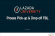 Proses Pick-up & Drop-off FBL - lazada.com. Proses Pickup FBL Updated 07-20... · Receipt dan PO Isi Delivery Receipt Serah terima ke pihak 3PL FBL 3PL FBL membawa ke warehouse Lazada