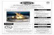 OUTDOOR FIRE PIT MANUAL - Marquis Fireplaces · OUTDOOR FIRE PIT MANUAL . MODELS FP2085 ROUND FIRE PIT, FP2785 RECTANGULAR FIRE PIT . CERTIFIED FOR USA & CANADA . Owner’s Operation