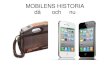 MOBILENS HISTORIA då och nu - …teknikiskolan.se/wp-content/uploads/2011/12/mobilen...anteckningar, kalender, musik spelare och massa annat i mobil. Första mobilen hade inga andra
