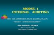 MODUL-1 INTERNAL AUDITING · Ch.1 THE NATURE OF INTERNAL AUDITING Evolusi Audit Internal (The evolution of Internal Auditing). External Auditor & Internal Auditor.