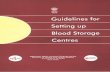 Guidelines - MoHFW for Setting up Blood... · Guidelines For Setting up ... The major causes of maternal mortality are ante partum haemorrhage, post partum haemorrhage, anaemia, Obstructed