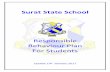 Responsible Behaviour Plan For Students - Surat State School · In establishing a Responsible Behaviour Plan for Students, our school community is ... by staff during classroom and