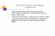 MTT 656 Polymer Microscopy References - KMUTT 656...MTT 656 Polymer Microscopy References 1. “Scanning Electron Microscopy and X-Ray Microanalysis” edited by J.I.Goldstein, Plenum