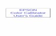 EPSON Color Calibrator User’s Guidefiles.support.epson.com/pdf/calib_/calib_u1.pdfIntroduction 1 Introduction Features The EPSON Color Calibrator restores your EPSON Stylus® Pro