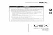 DSX Cordless Lite II Telephone User Guide - necdsx.com · DSX Cordless Lite II Telephone User Guide P/N 1093092 Rev 2, June 2006 ... tion block to the modular jack. 3. Terminate the
