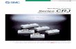 Mini-Rotary Actuator Series CRJ - SMC · Mini-Rotary Actuator Series CRJ Rack-and-Pinion Type/Size: 05, 1 CAT.ES20-160 A In our pursuit of excellence in size and weight reduction,