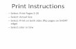Print Instructions - Chief of Naval Air Training (CNATRA) · Print Instructions –Select: Print Pages 3-19 –Select: Actual Size –Select: Print on both sides (flip pages on SHORT