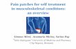 Pain patches for self treatment in musculoskeletal ...bioclima.ro/86CNB.pdf · senzaţia de înţepături + eritem suprastimularea receptorilor „desensibilizare” - nu mai ...