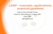 LDAP - concepts, applications, practical problems · LDAP - concepts, applications, practical problems Chaos Communication Camp, Paulshof, Altlandsberg, 9. August 2003 ... Access