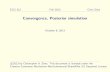 Convergence, Posterior simulation - sims.princeton.edusims.princeton.edu/yftp/UndergradEmet13/ConvergencePostSim.pdf · ECO 312 Fall 2013 Chris Sims Convergence, Posterior simulation