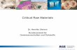 Critical Raw Materials - Europaeplca.jrc.ec.europa.eu/.../rawmat-Sievers-Critical-Raw-Materials.pdf · with the Governance-Index (WGI) of the world bank (WB) noncritical moderate