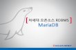 차세대오픈소스 RDBMS MariaDB - opennaru.com˜¤픈소스-RDBMS... · OPERATING SYSTEM / FILE SYSTEM / SAN / CLOUD MariaDB Multi-Master Cluster Replicas Supporting Asynchronous,