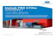 bizhub PRO C70hc DATASHEET - tek.com.tr · capacities of 4,039 A4 pph. The perfect solution for new print applications and business for every print provider. DATASHEET bizhub PRO