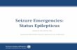 Seizure emergencies: Status epilpeticus - AAP.org · Epilepsia, 30(4), 389-399. ... •Unlicensed assistive personnel typically not asked to ... Seizure emergencies: Status epilpeticus