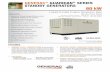 GENERAC GUARDIAN SERIES STANDBY GENERATORS 60 kW · • Natural Gas or LP Operation • 2 Year Limited Warranty • UL 2200 Listed Standby Power Rating Model QT060 (Steel - Bisque)