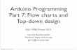 Arduino Programming Part 7: Flow charts and Top-down designweb.cecs.pdx.edu/~eas199/B/howto/arduino/Arduino_programming_part7... · Arduino Programming Part 7: EAS 199B Goals Introduce