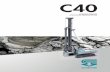 C40 casagrande Piling Rig · H18 HYDRAULIC ROTARY HEAD ROTARY IDRAULICA H18 Powerful hydraulic rotary head ... Equipped with crowd ram Equipaggiato con cilindro pull down ... > Electric