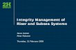 Integrity Management of Riser and Subsea Systems presentation on Integrity.pdf · Integrity Management of Riser and Subsea Systems Steve Hatton ... Subsea, flowlines and ... Risk