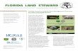 florida land steward - School of Forest Resources ... · florida land steward – winter/spring 2015 3 Continued on next page rotations, maximizing the growth po-tential of their
