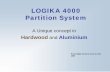 LOGIKA 4000 Partition System - MHR Design 4000.pdf · LOGIKA 4000 Partition System The unique build method of Logika 4000 offers a simple and efficient way to achieve a quality finish