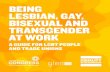 BEING LESBIAN, GAY, BISEXUAL AND TRANSGENDER AT WORK … · being lesbian, gay, bisexual and transgender at work a guide for lgbt people and trade unions