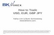 How to Trade USD, EUR, GBP JPY - BK Forex€¦ · How to Trade USD, EUR, GBP JPY Kathy Lien & Boris Schlossberg . Trading foreign exchange on margin carries a high level of risk,