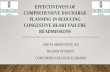 Effectiveness of Comprehensive Discharge Planning in ... · effectiveness of comprehensive discharge planning in reducing congestive heart failure readmissions greta abernathy, rn