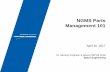 Parts, Materials & Processes (PMP) - dla.mil .Role of the Parts Manager â€¢ Parts Managers are involved