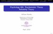 Psychology 405: Psychometric Theory Reliability Theorypersonality-project.org/revelle/syllabi/405/reliability.12.pdf · Psychology 405: Psychometric Theory Reliability Theory William