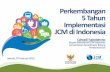 Perkembangan 5 Tahun Implementasi JCM di Indonesiajcm.ekon.go.id/en/uploads/files/Document JCM/Presentation/Seminar on... · Pemerintah Indonesia dan Jepang ... • Bagian Pemerintah