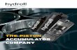 the piston accumulator company - tubehydraulik.se · › Manual decompression is used during service reneWable over 120 000 energy Hydroll piston accumulators in over 10 0000 wind