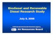 Biodiesel and renewable Diesel Research Study file5 Definition of Biodiesel and Renewable Diesel Non-ester renewable diesel means a motor vehicle fuel or fuel additive which is all