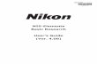 NIS-Elements Basic Research User's Guide (Ver. 4.00) · Thank you very much for choosing Nikon. This manual explains installation and use of the NIS-Elements Basic Research. For trouble-free