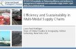 Efficiency and Sustainability in Multi-Modal Supply Chains · Audit System; 1993 2010 • Identify environmental factors and their impacts. ... Promote modal choice and avoid subsidized