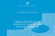 RELIGIOUS EDUCATION SYLLABUS - jcre.weebly.com · AN ROINN OIDEACHAIS AGUS EOLAÍOCHTA JUNIOR CERTIFICATE RELIGIOUS EDUCATION SYLLABUS (ORDINARY LEVEL AND HIGHER LEVEL) Aims and Principles